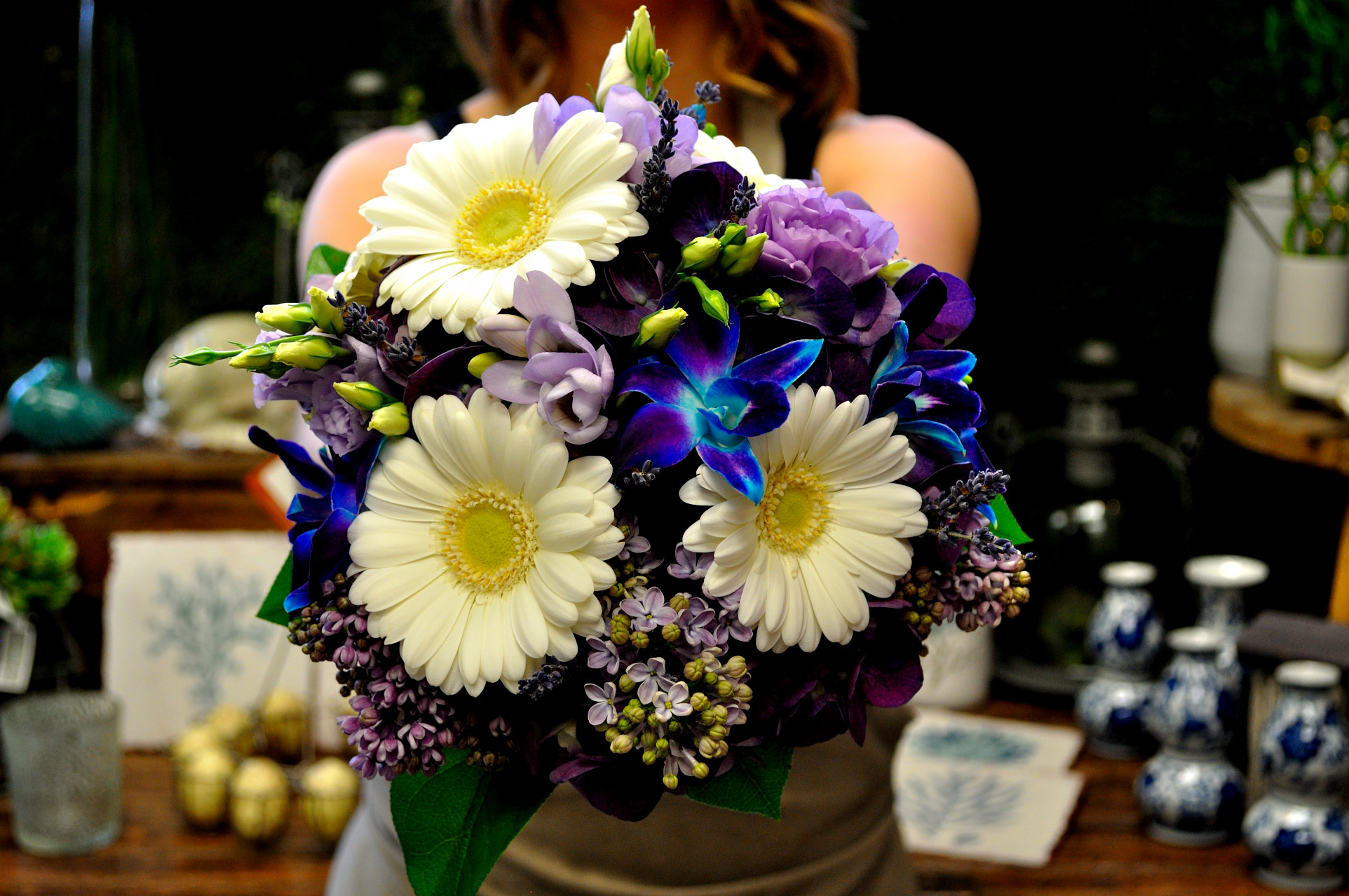 Mood Moss bridal bouquet Epicuria Catering Ottawa